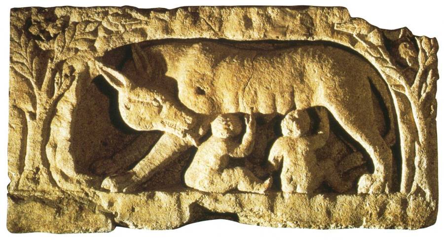 bas-relief representant la louve allaitant Romulus et Remus - Avenches.jpg
